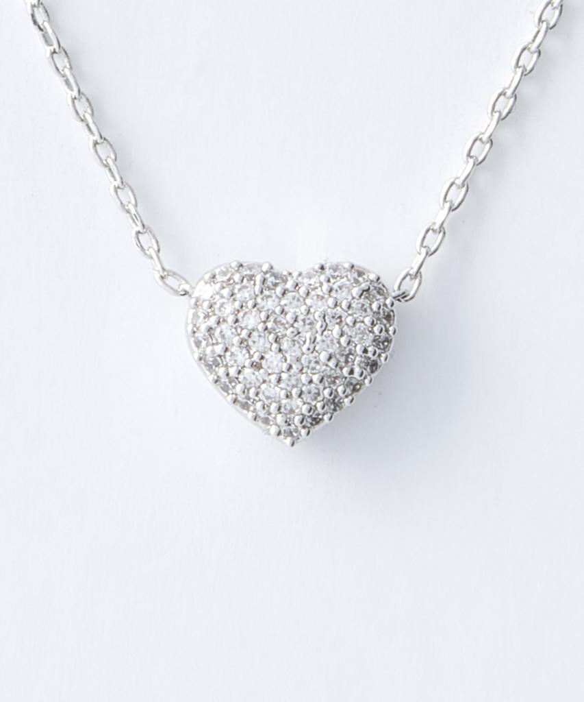 Musinsa Standard Женское Ожерелье Brilliant Heart [Серебро]