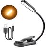 Rechargeable Book Light 7 LED Reading Light with 3-Level Warm Cool White Daylight Flexible Easy Clip Night Reading Lamp In Bed