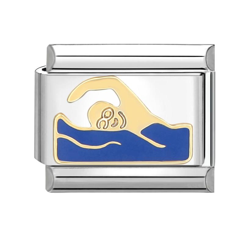 Синий Клетчатый Бабочка Дьявольские Глаза Цветы Кошка Сердце Итальянские Шармы Звенья Подходят для Браслета из Нержавеющей Стали 9 мм Женщины DIY Изготовление Подарки