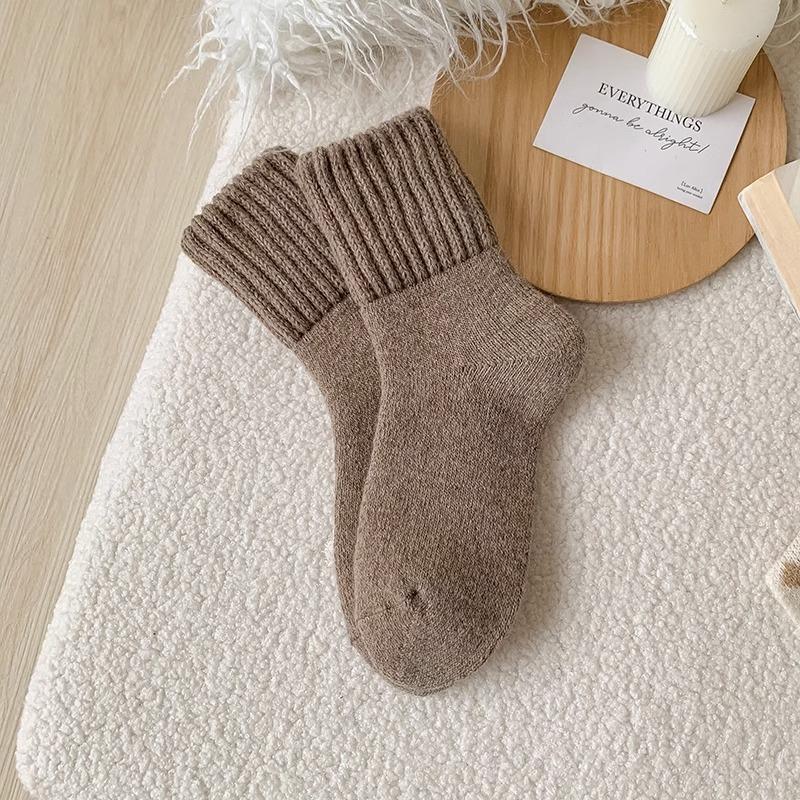 10-1 Pairs Women's Winter Thick Warm Socks - Ultra Thick Haircut with Velvet Edge, Suitable for Indoor and Outdoor Use, Comfortable and Soft