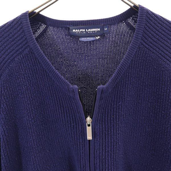 Ralph Lauren Гольф Свитер с длинным рукавом M Темно-синий GOLF Вязаный Мужской Б/У