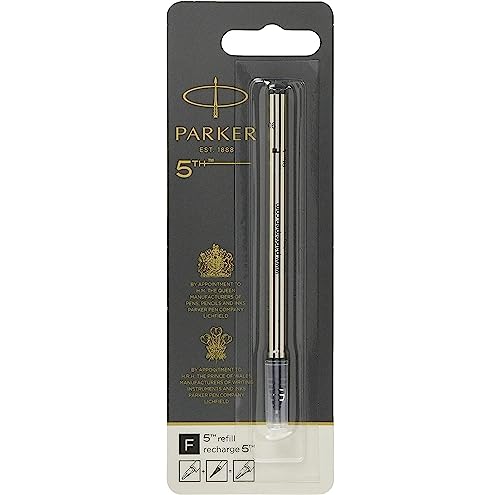 PARKER 5th Ballpen Refill Black F Fine Water-Based 1950273