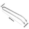 Portable BBQ Sausage Turning Tongs Kitchen Stainless Steel Locking Cooking Non-Slip Food Grill Tongs Long Handle Tongs Flip Tool