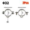 2Pcs Fastener Hardware Suspension Pipe Holder Pipe Fitting Tube Clip Bracket New Round Hose Clamp