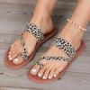 Women Slippers Flat Flip Flops Summer Slides Woman Sparkly Rhinestone Slide Beach Shoes Women's Dress Shoes Bling Ladies Sandals