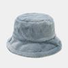 Fashion Solid Colour Fisherman Hat Autumn And Winter Outdoor Warm Plush Basin Hat