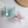 Small Size Butterfly Hair Clip Acetate Shark Clip Sweet Style Fairy Hair Gripper  Women & Girls