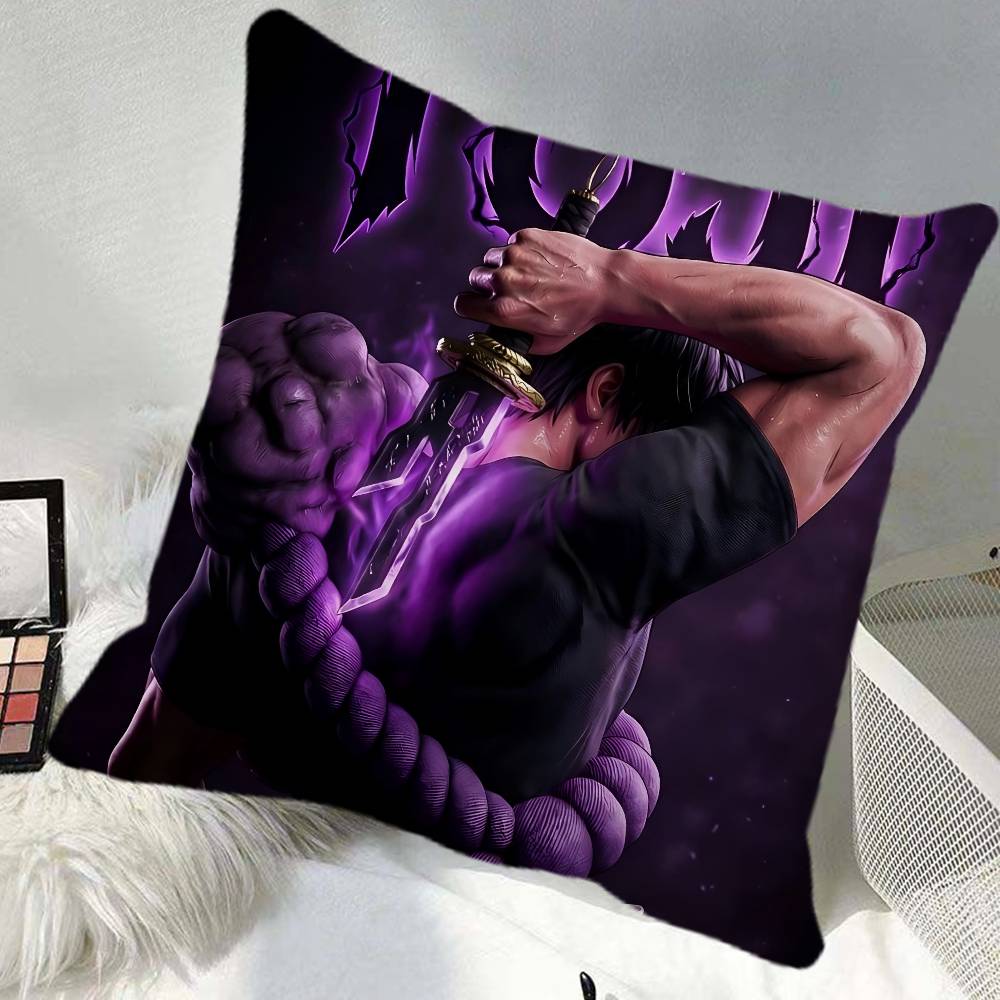 Anime KKaisen Pillow Case Square Pillow Bedroom Sofa Leisure Comfort Cushion Car Home Decoration