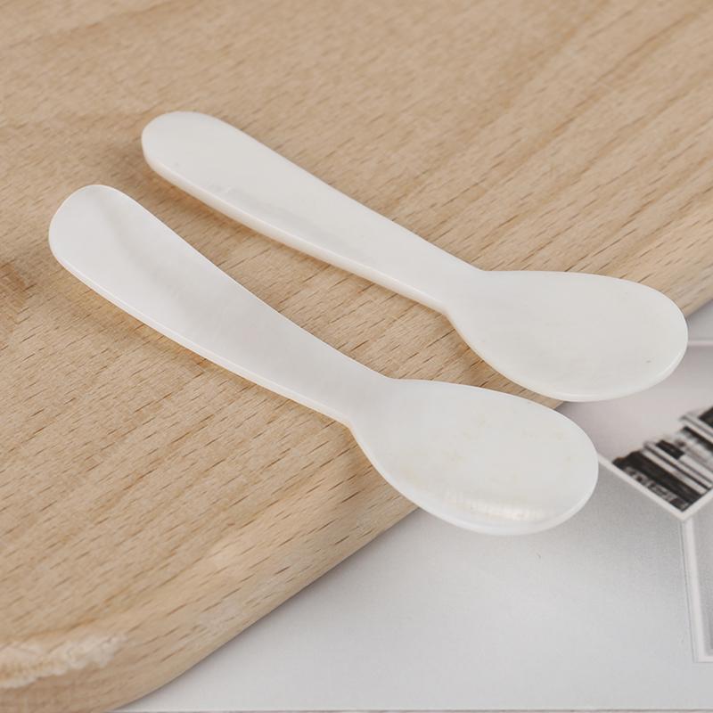 Ручная работа из перламутровой ракушки, ложка для икры, маленькая чайная кофейная ложка