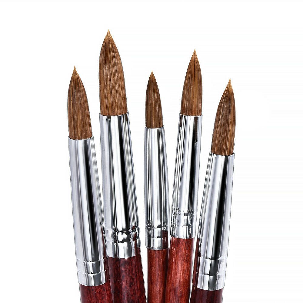 Nail Polish Pen UV Gel Nail Painting Brush Sable Hair Acrylic Nail Art Brush Flower Drawing Pen
