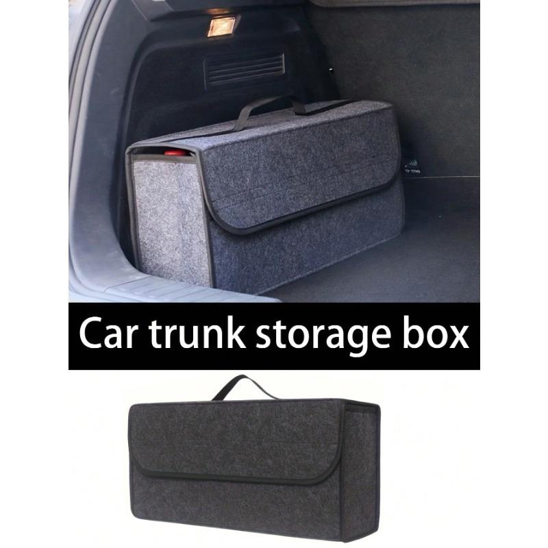 1pc Collapsible Car Trunk Storage Box, Auto Interior Organizer