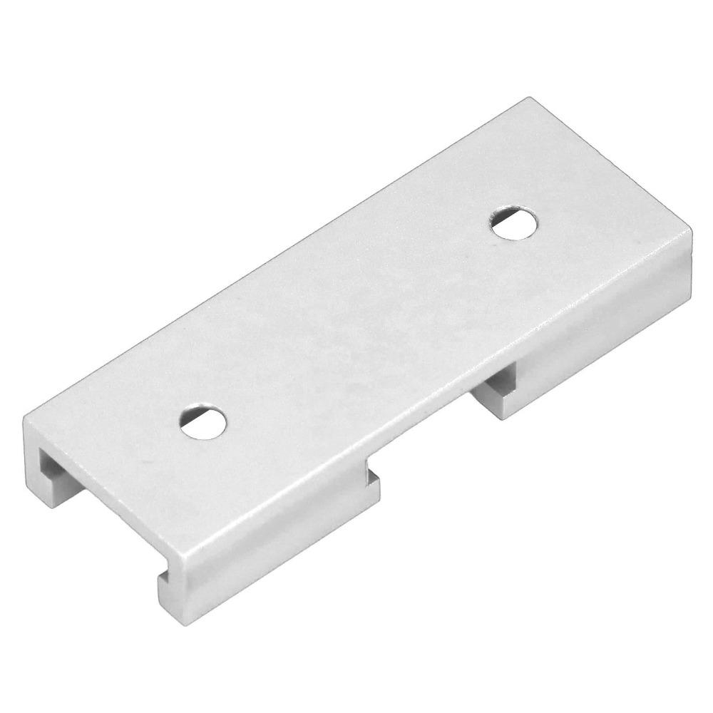 4pcs 80mm Length Woodworking Cross Track Connector Aluminum Alloy Track Connector Woodworking