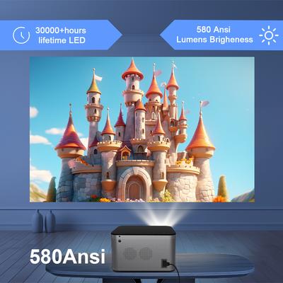 Проектор Magcubic HY350 Android 11 4K 1920*1080P Wifi6 580ANSI Allwinner H713 32G Голосовое управление BT5.0 Домашний кинотеатр Projetor