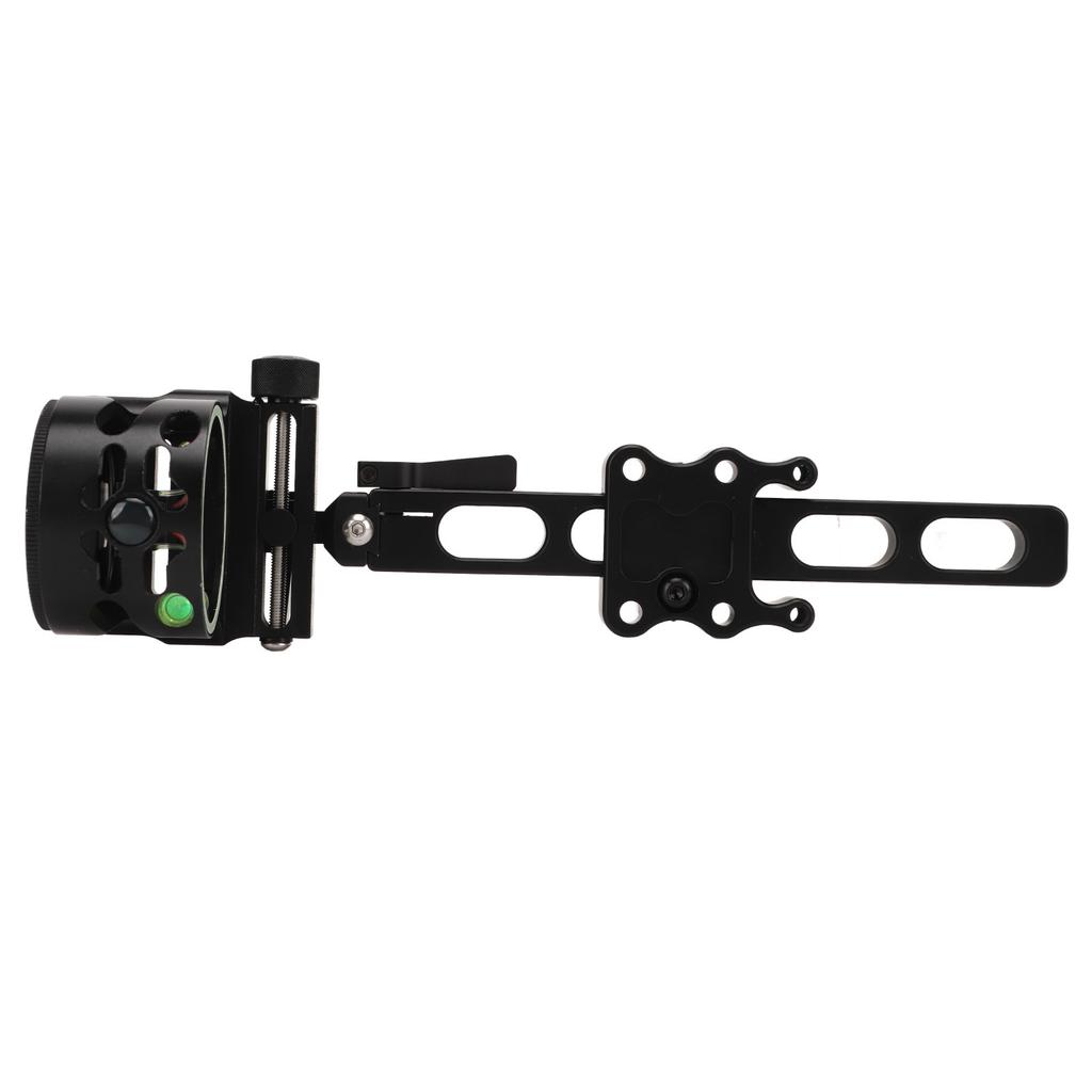 5-пиновые прицелы для лука Длинная планка Прицел для блочного лука для стрельбы Охотничьи аксессуары для лука Черный