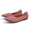 Temperament Fan Fei Weaving Color Flat Shoes Knitted Shoes Knitted Pointed Boat Shoes Doudou Shoes