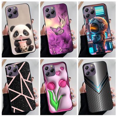 Для Blackview A96 A85 A100 A200 Pro Чехол для телефона Милая панда Мультяшная живопись Мягкий силиконовый чехол для Blackview A60 Pro Чехлы