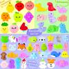 1 шт. Набор Mochi Squishy Игрушек, Кавайные Мини Мягкие Сквиши Разных Цветов, Подарок на Вечеринку, Наполнитель для Рождественского Чулка, Подарок для Пакетика