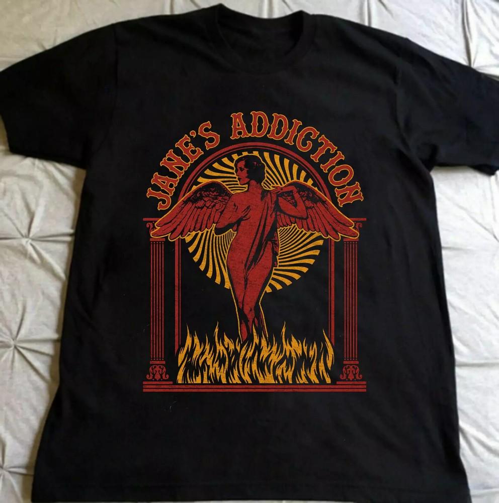 Jane's Addiction Band Cotton Gift For Fan T-Shirt Black Unisex T-Shirt
