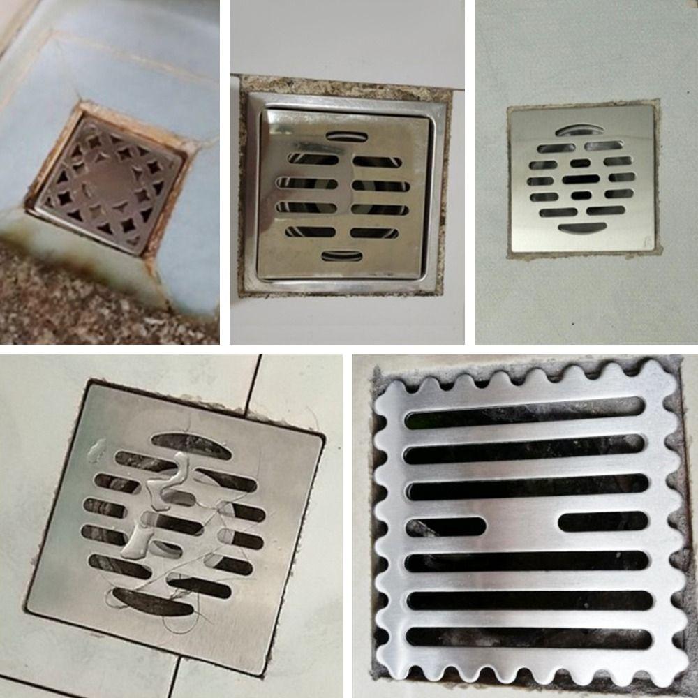 No Rust Floor Drain Cover Stainless Steel Shower Drain Hole Filter Bathroom Hardware Parts