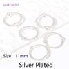 Multi Types 14K/18K Gold Plated Brass Round Bead Frame Connectors Spacers Bead,For Jewelry Making DIY Bracelet Making Supplies