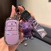 Мягкий ТПУ Автомобильный Чехол-Крышка для Брелка Smart Key Подходит для Toyota Rav4 Crown Hilux Fortuner Camry Land Cruiser Prado Защитный Корпус Удаленный Авто Аксессуары