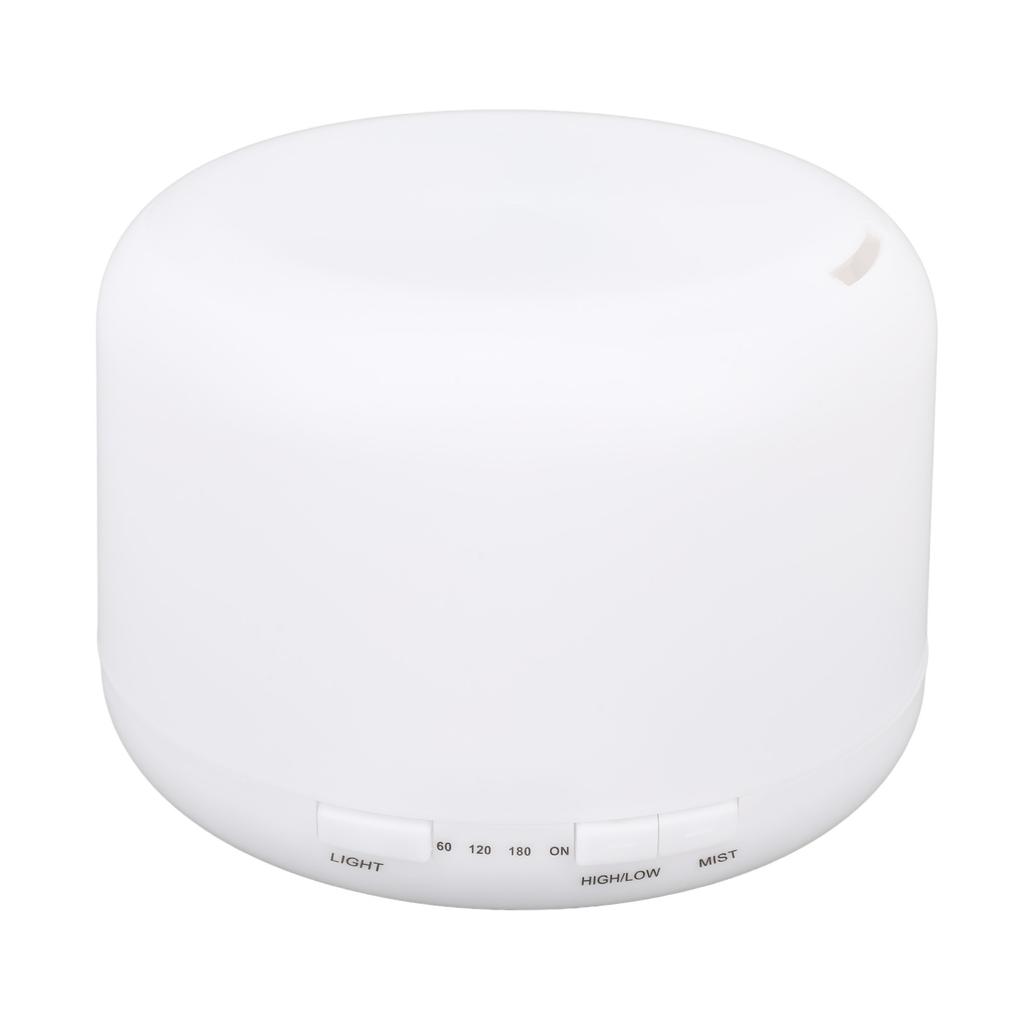 Ароматерапевтический диффузор 500 мл с 3 скоростями, RGB-подсветкой, бесшумным 7-цветным светодиодным ультразвуковым увлажнителем воздуха