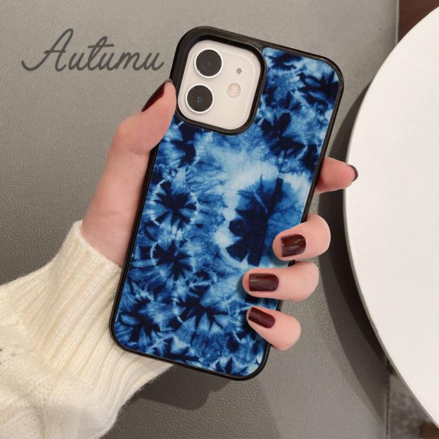 Чехол для телефона Icy Blue Tie Dye для iPhone 11 12 13 14 Pro Max mini X XR XS SE 2020 5 6S 7 8 Plus Samsung Galaxy S21 S22 Чехол-накладка