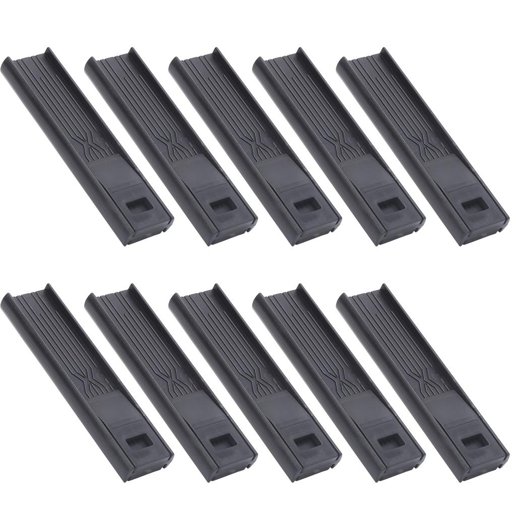10Pcs Alto Reed Clip Black Plastic High Hardness Saxophone Clarinet AccessoriesBlack