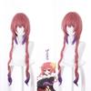 Ilulu Cosplay Wig Kobayashi-san Chi No Maid Dragon Twin Ponytails Gradient Pink Purple Synthetic Long Curly Hair Free Wig Cap