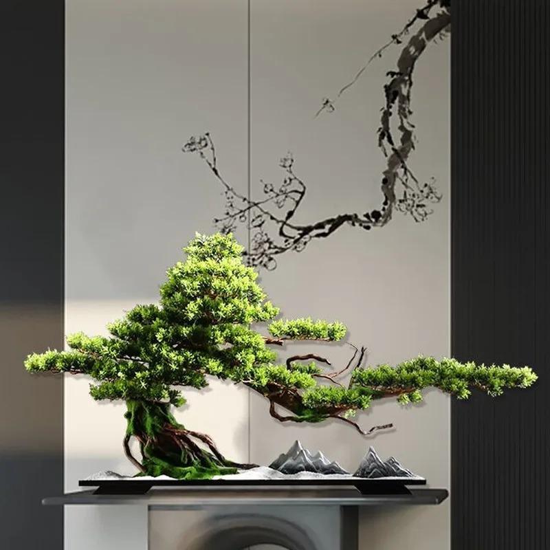 Имитация Сосны Приветственной Новогоднее Украшение Китайский Вход Гостиная Офис Отель Клуб Декоративный Ландшафтный Дизайн