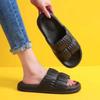 WTEMPO Women's Soft Sole Slippers Summer Beach Thick Platform Slippers Sandals Korean Couple EVA Slippers for Home Flip Flops