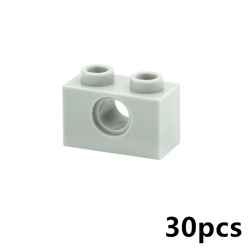 Технические строительные блоки с отверстием, объемные толстые кирпичи, комбинация с шипами, длинная балка, L-образные игрушки, высокотехнологичные детали 87087 3701 3703