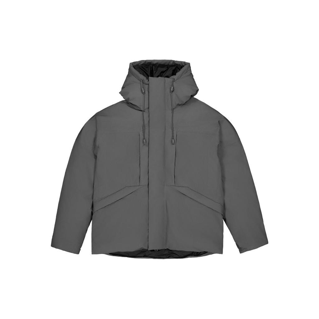 New Balance Мужская пуховая куртка серая NPD46171-DKG