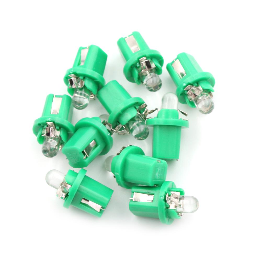 New 10x AMPOULE LED COMPTEUR TABLEAU DE BORD B8-5D B8.5D T5 Support BLANC TUNING 12V