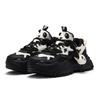 Fila Fusion Модные Универсальные Платформа Низкие Папины Кроссовки Женские кроссовки Черный Белый T12W521006FBG