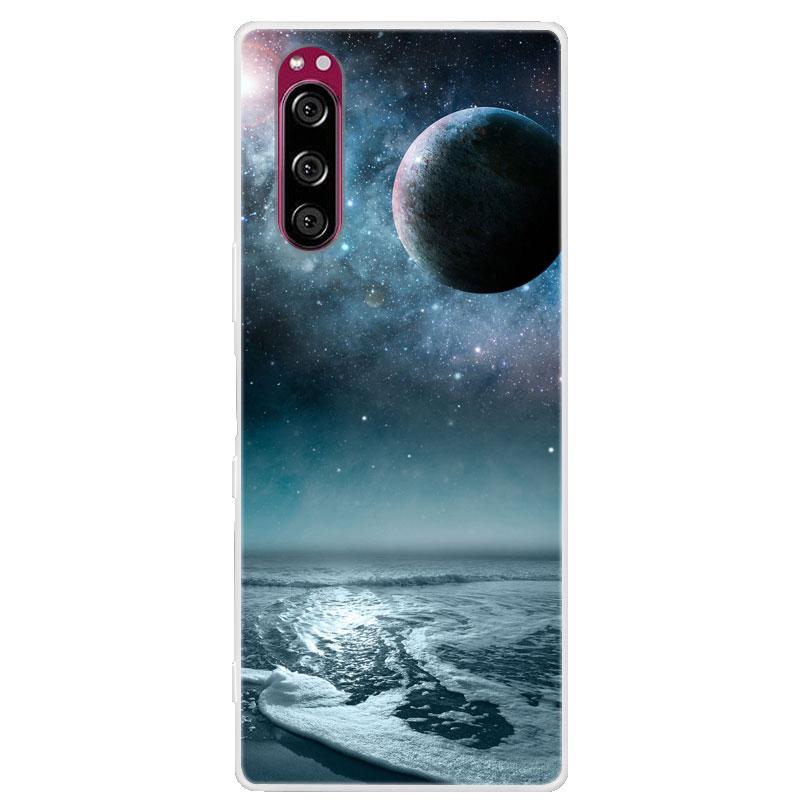 Чехол для Sony Xperia 5 Бампер для Xperia5 Мягкий чехол для телефона из силикона и ТПУ Для Sony experia 5 J9210 J8210 J8270 6.1" Чехлы Мультяшный