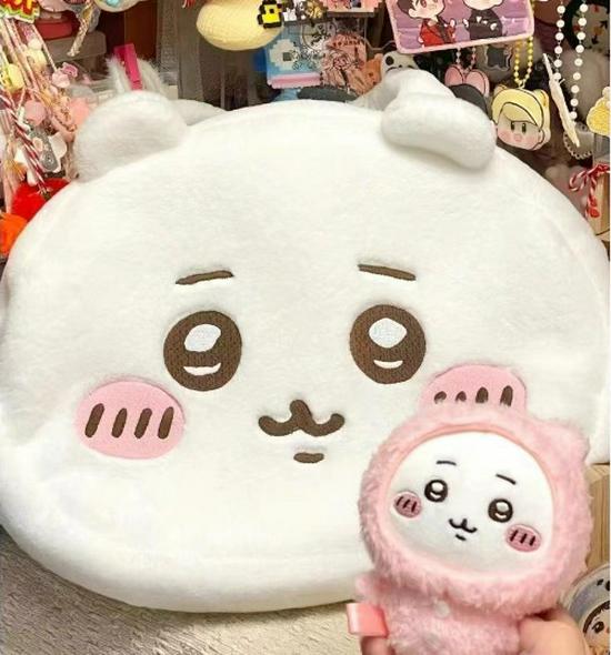 Chiikawa Usagi Hachi Big Head Tote Bag – Cute Ita Bag Gift