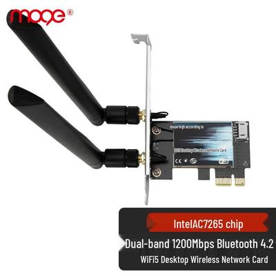 MOGE Настольная сетевая карта Wi-Fi PCI-E Intel с Bluetooth (Китайская версия)