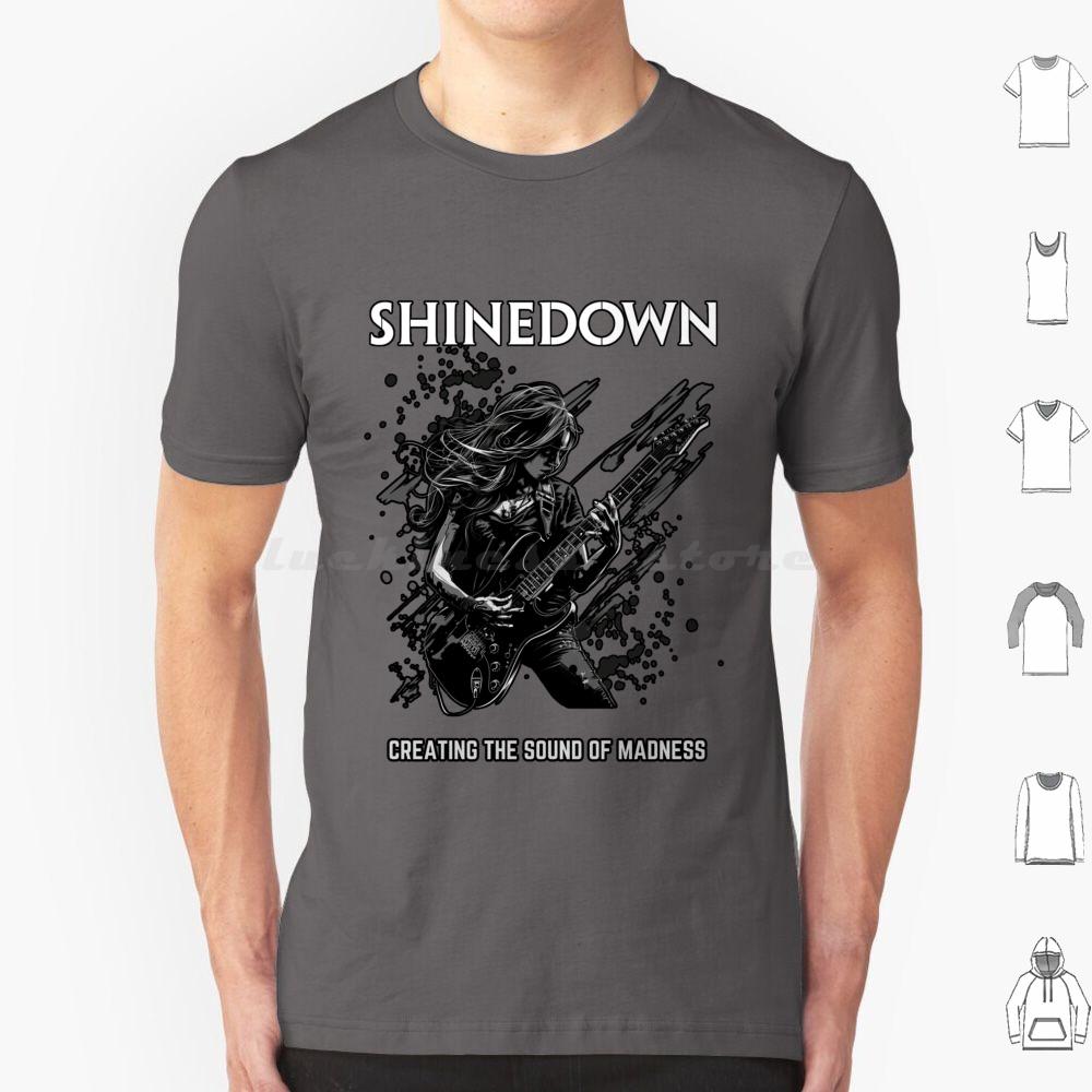 Creating The Sounds Of Madness T Shirt Cotton Men Women DIY Print Shine Down Rockband Rockmusic Fan Band