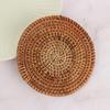 Round Kitchen Handmade Cup Mats Table Padding Bowl Pad Rattan Coasters