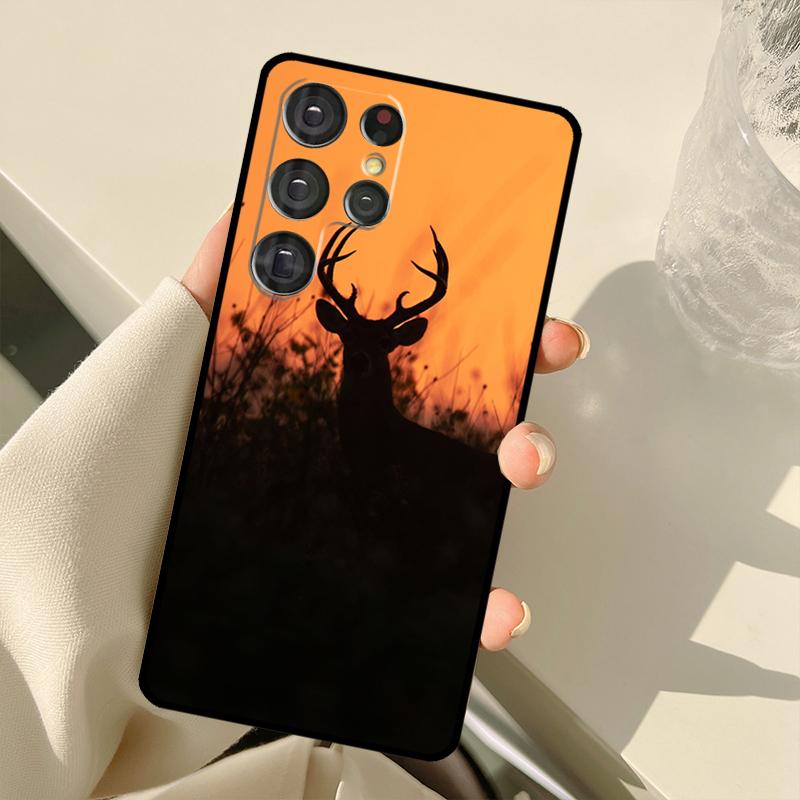 Deer Hunting Camo Case For Samsung Galaxy S25 S24 S23 S22 S21 S20 Ultra S9 S10 Plus S21 FE S25 FE Back Cover