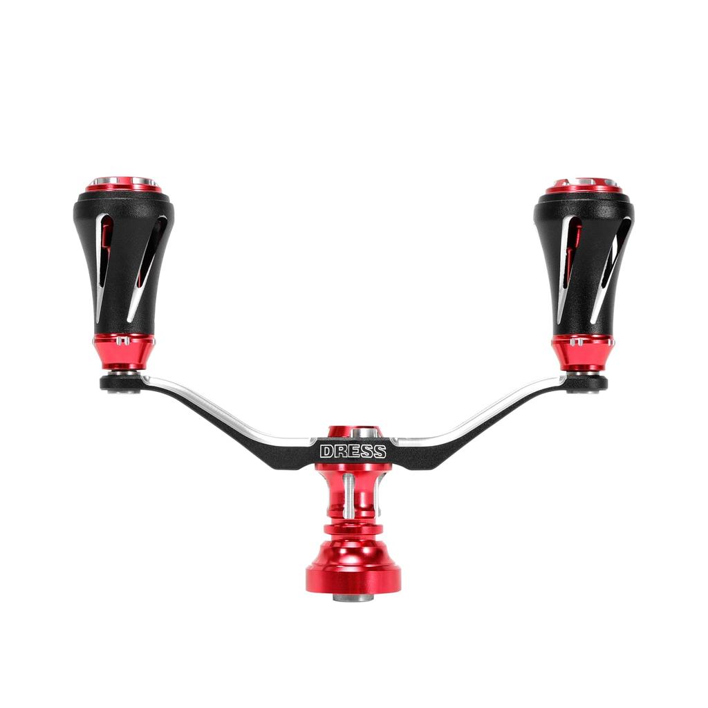 Dress Кастомная рукоятка W Vertex EVO для спиннинга DAIWA 90мм малиново-красная Катушка для рыбалки Daiwa Кастомная Легкая Прочная Для использования левой и правой рукой