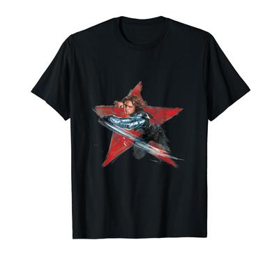 Футболка Marvel Avengers Баки Барнс Зимний Солдат