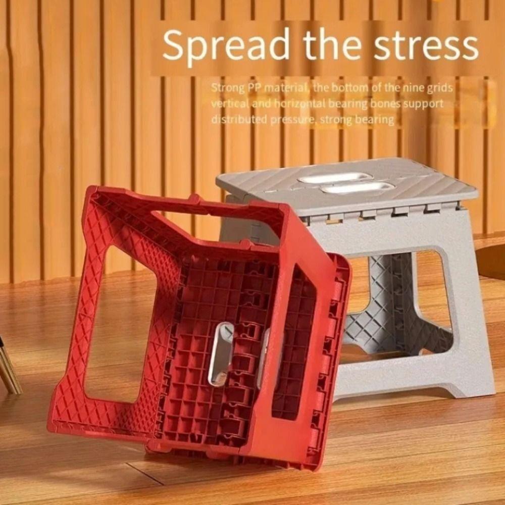 Plastic Step Stool Lightweight Outdoor Stool Portable Fishing Stool