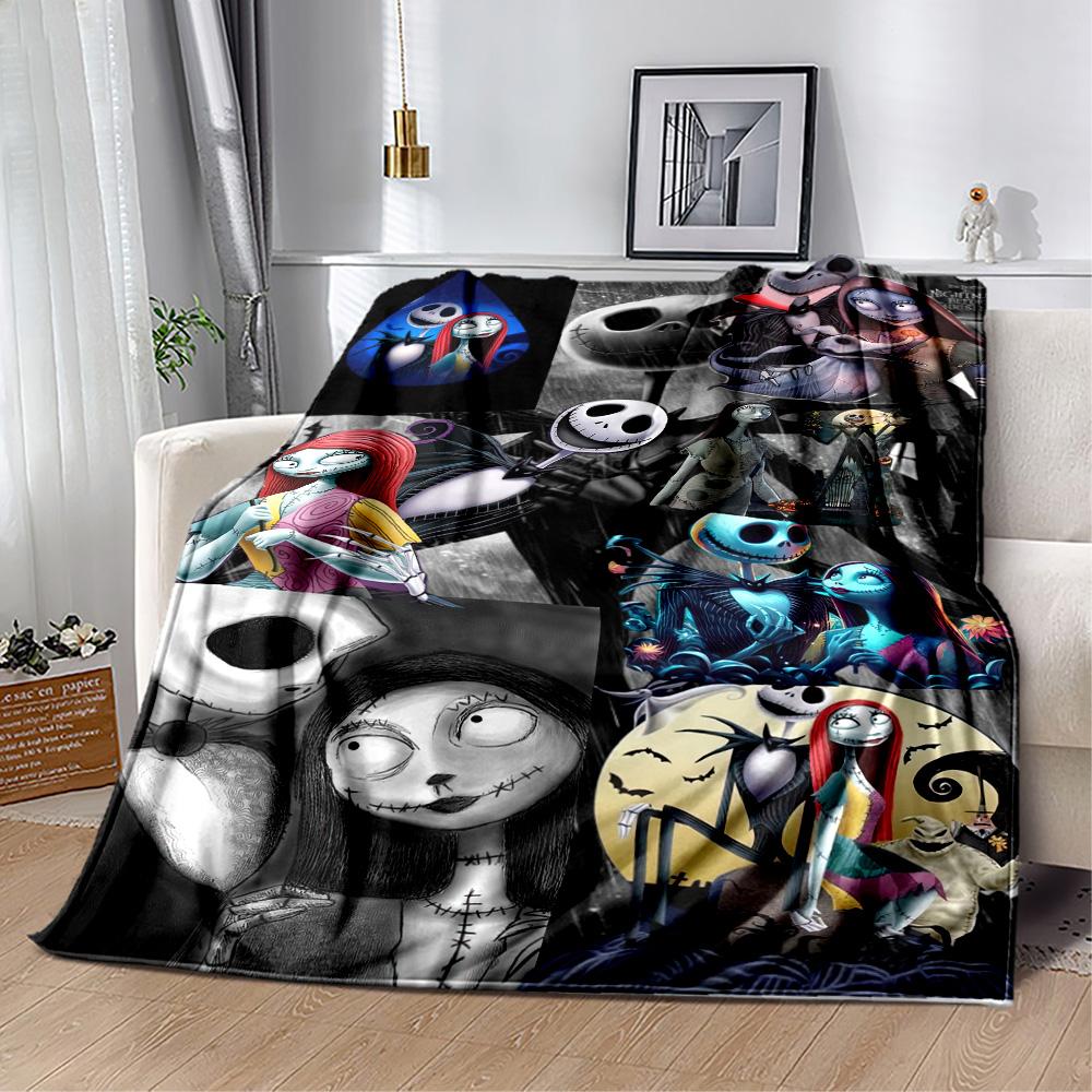Christmas Nightmare Blanket Comfortable Great for Bed Sofa Chair for All Seasons Modern Style Suitable for Gifting Relatives and Friends