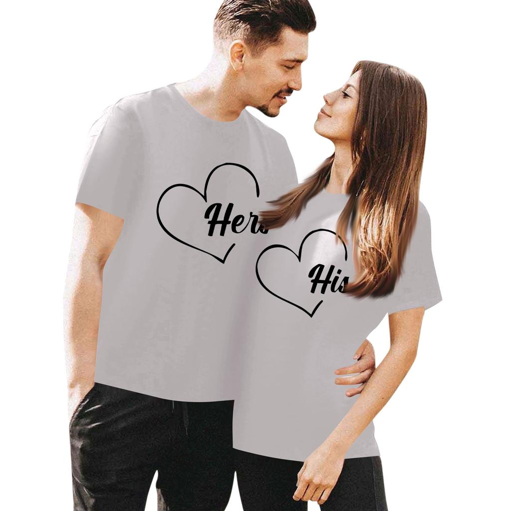 Женская повседневная футболка с круглым вырезом и коротким рукавом с принтом ко Дню святого Валентина