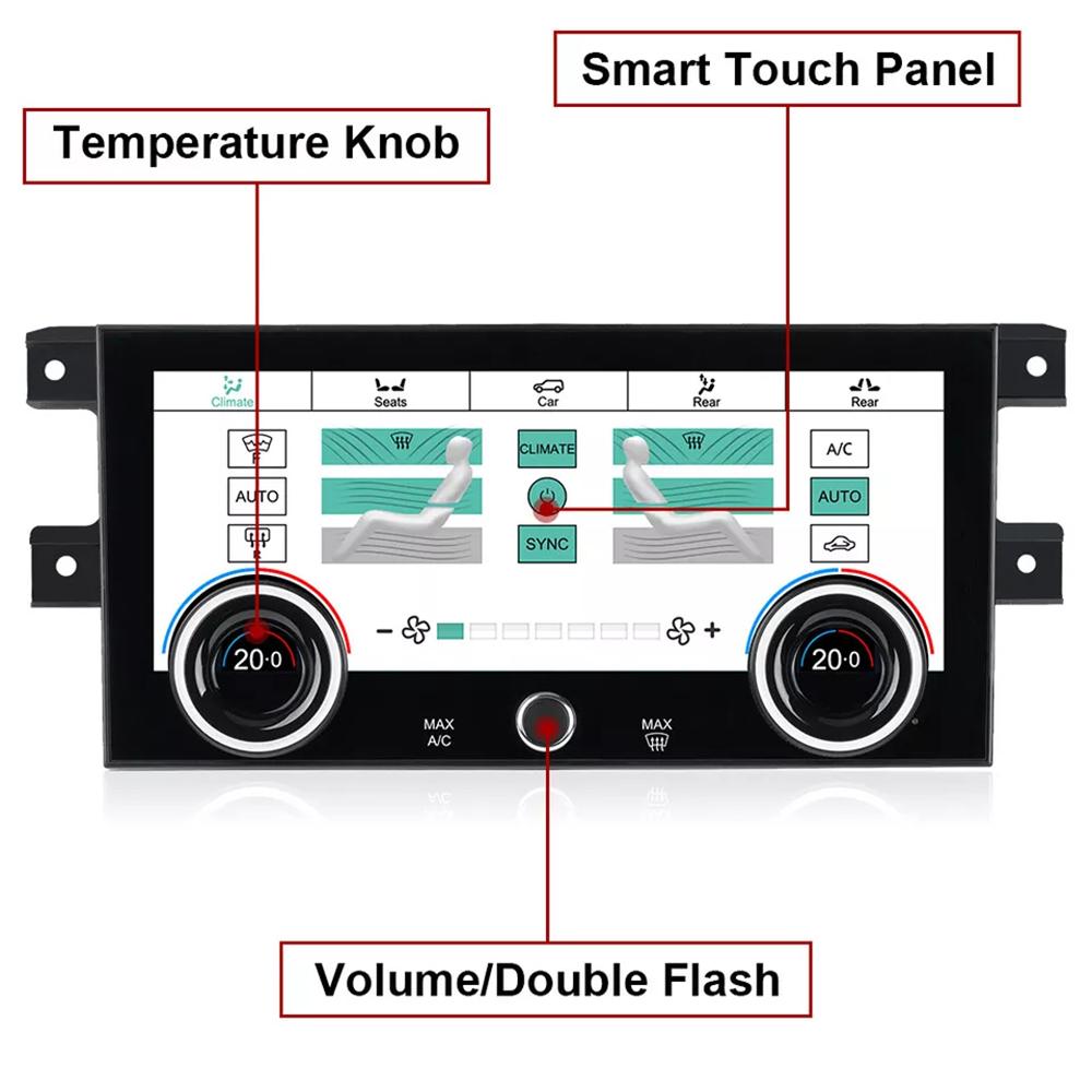10.25" Интеллектуальный ЖК-тачскрин управления кондиционером для Land Rover Discovery 5 17-20