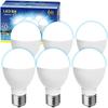 Mini Krypton Type LED Bulb E17 Base 60W Type Equivalent 760lm 5W Small Bulb Slim High Brightness Wide Light Distribution Type Compatible with Closed