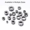 uxcell 5pcs MR104ZZ Deep Groove Ball Bearing 4x10x4mm Chrome Steel Miniature Bearing Double Sealed Precision Bearing P5 (AB EC 5)