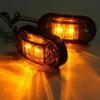 Amber 10PCS Side Marker Rear Light LED Lamp Clearence Indicators Truck Trailer